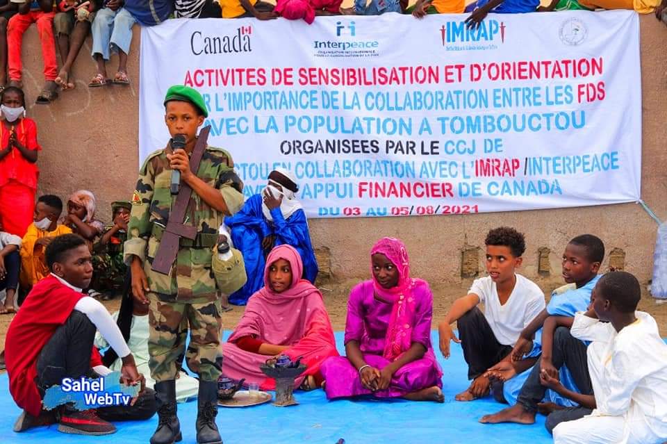 Collaboration entre FDS et populations civiles, l’instance communale des jeunes de Tombouctou s’engage.